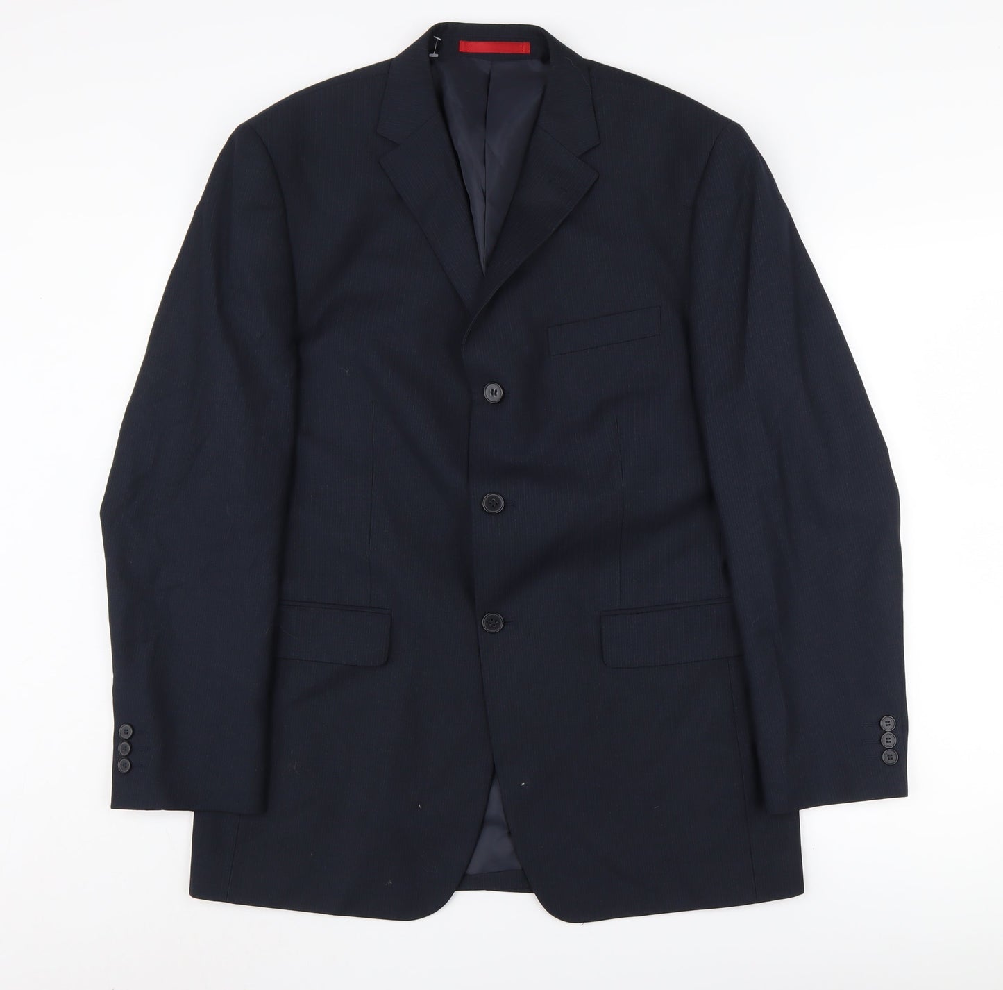 Mens UK Size 40 Burton Regular Blue Suit Jacket