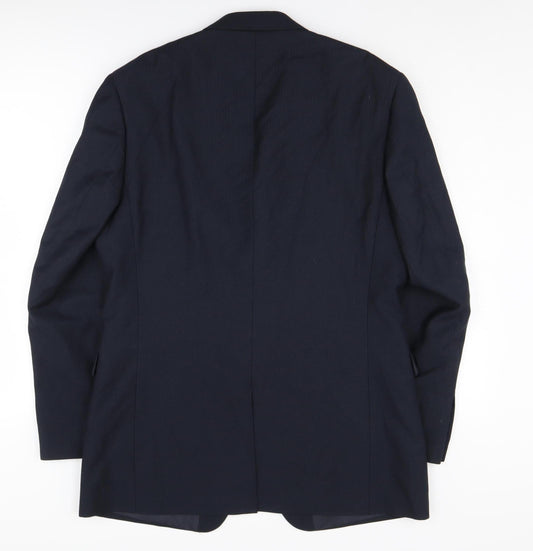 Mens UK Size 40 Burton Regular Blue Suit Jacket