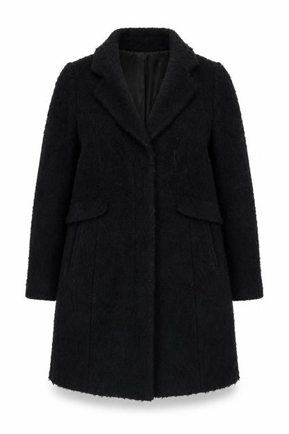 Marks & Spencer Women's Black Overcoat Size 12