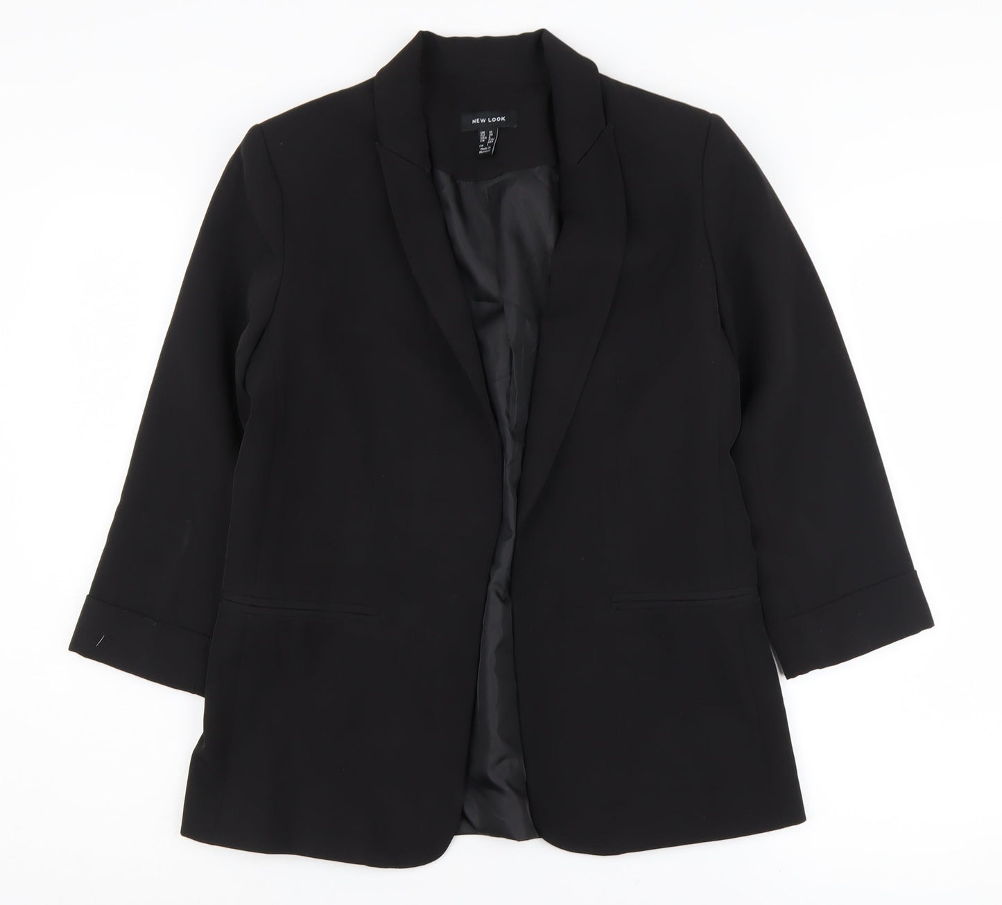 New Look Women's Black Blazer, L, Business Casual Essential