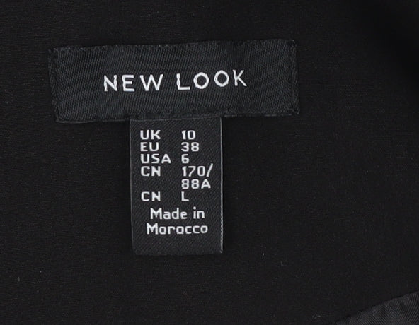 New Look Women's Black Blazer, L, Business Casual Essential