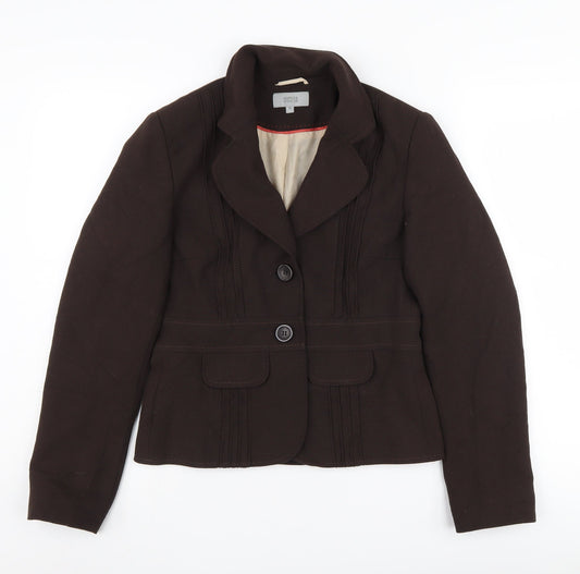 Marks and Spencer Women's Brown Suit Jacket Size 10