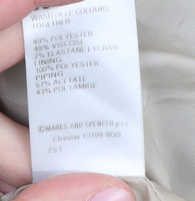 Marks and Spencer Women's Brown Suit Jacket Size 10