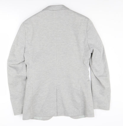Mens UK Size 36 Topman Regular Grey Suit Jacket