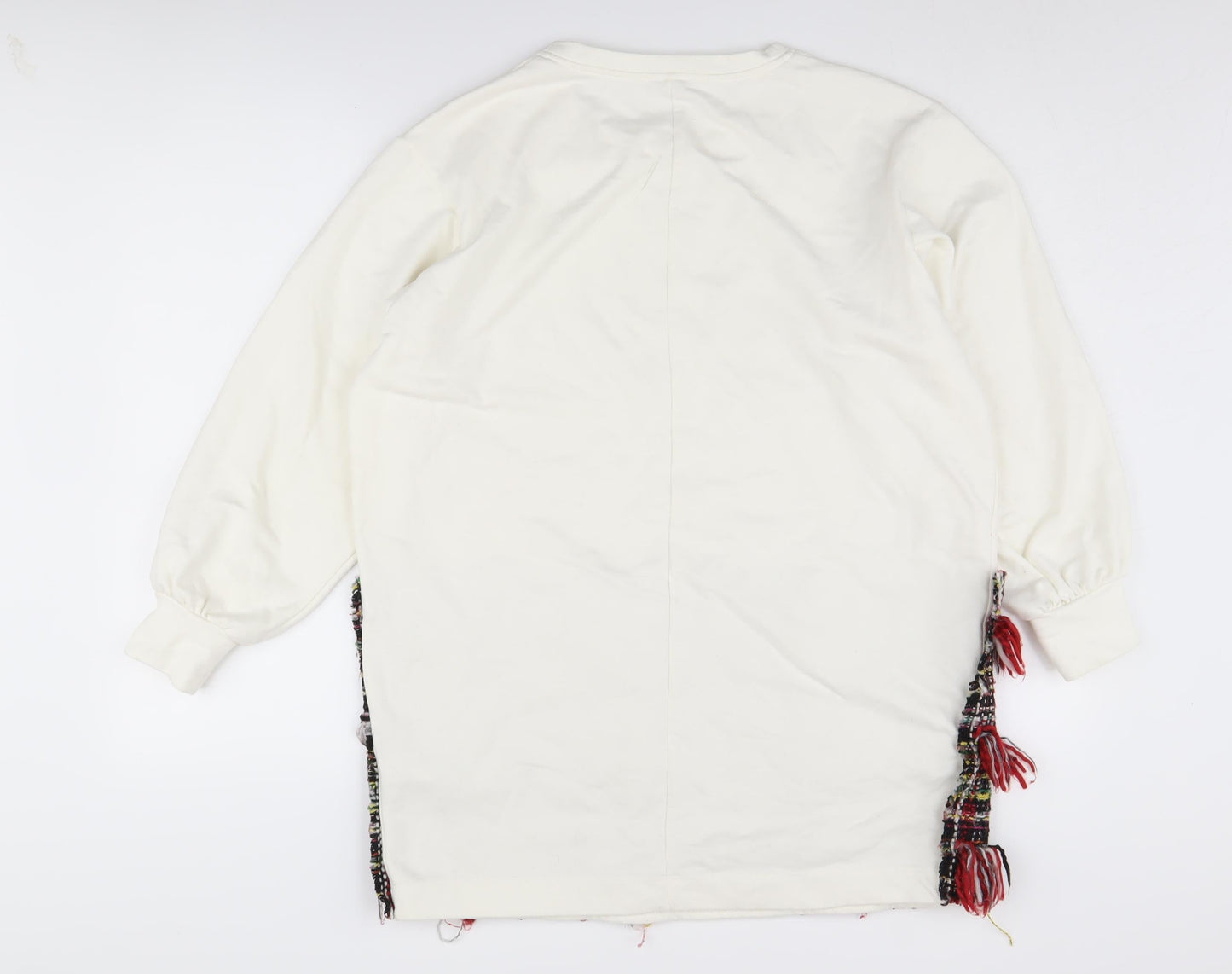 Womens UK Size 10 Zara White Tunic Tunic
