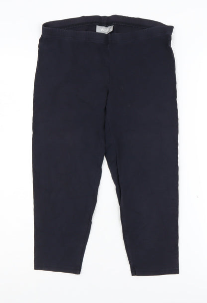 Wallis Women's Black Ankle Leggings Size 14