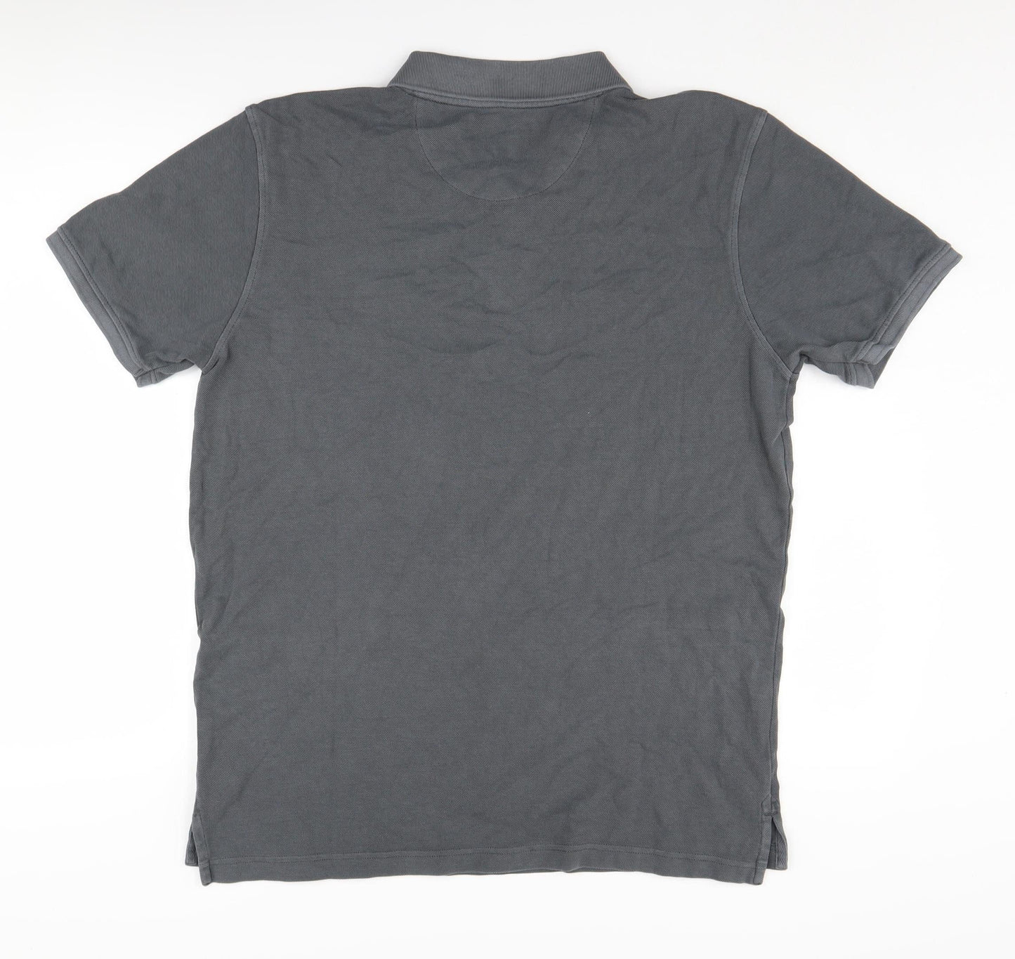 Old Khaki Men's Grey Large Polo Shirt, Cotton, Short Sleeve