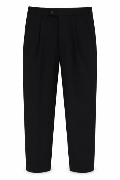 Mens UK Size 36 River Island Regular Fit Dress Pants Black Trousers