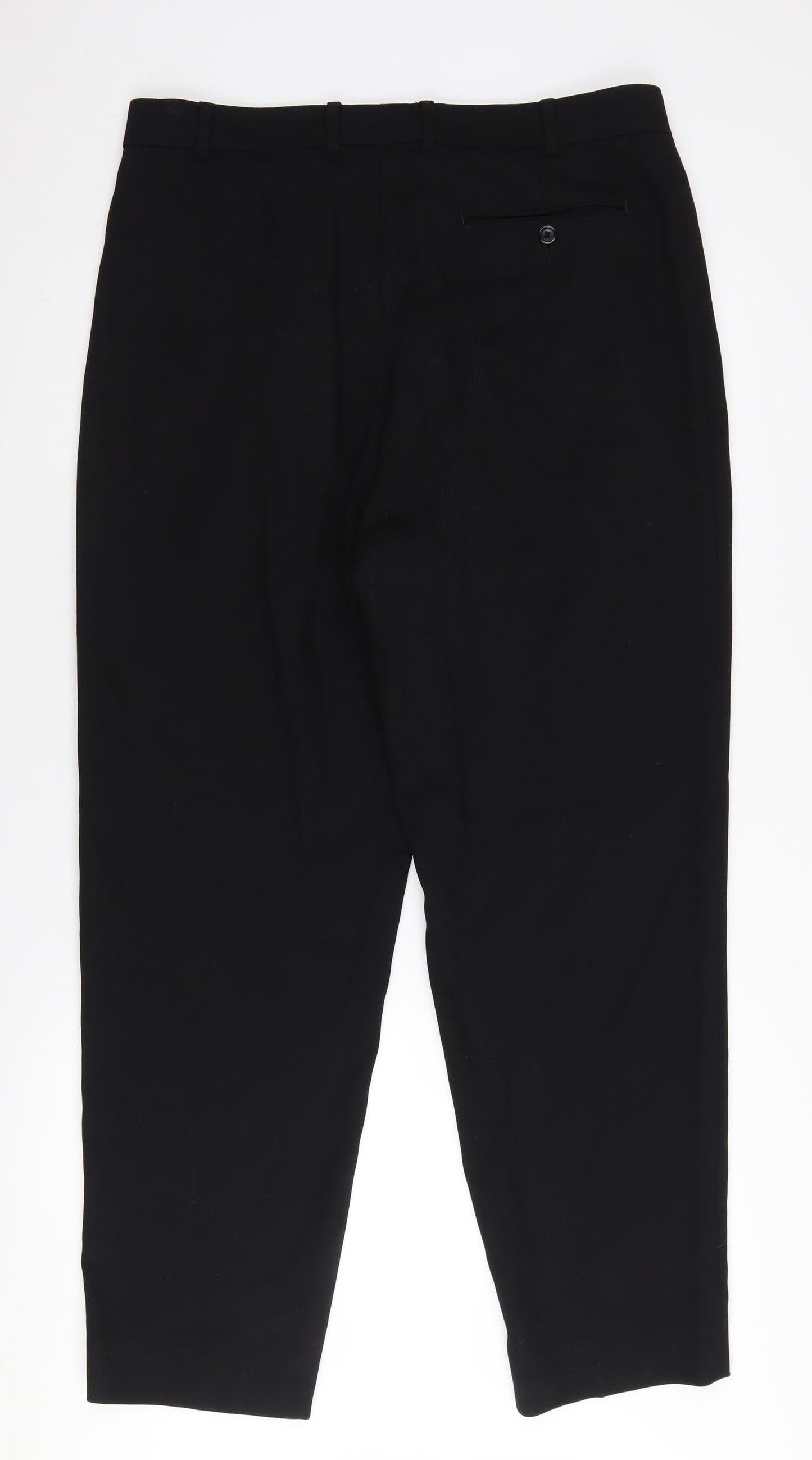 River Island Men's Black Dress Trousers - Size 36