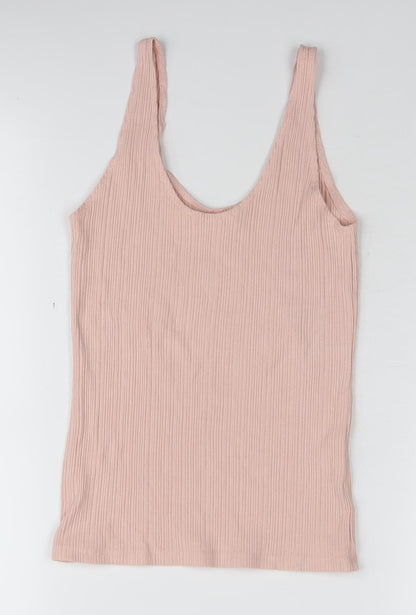 Womens UK Size XS MNG Pink Basic Tank