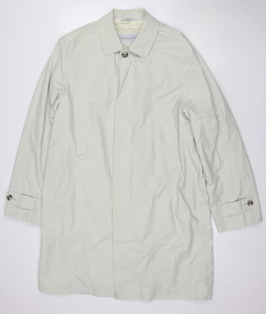 Bernhardt Women's Ivory Overcoat Size 18 Button Long