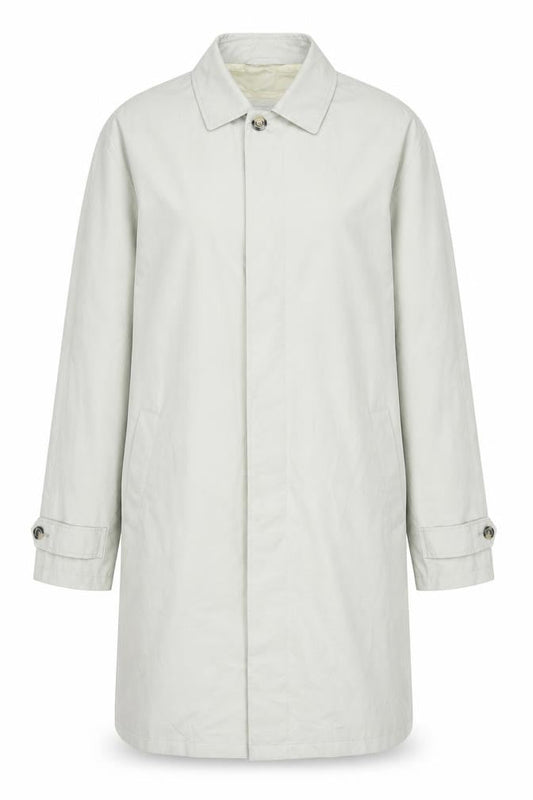 Bernhardt Women's Ivory Overcoat Size 18 Button Long
