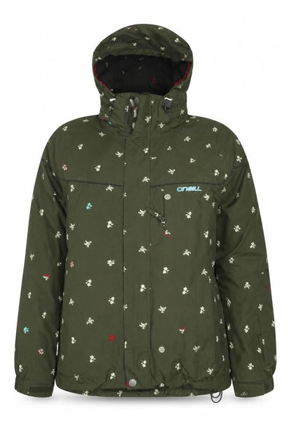 Womens UK Size 12 O'Neill Green Parka Coat