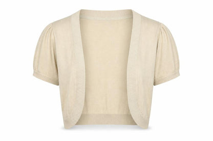 Womens UK Size 12 Rocha John Rocha Beige Cardigan Jumper