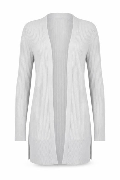 Oasis Women's Grey Cardigan XS Knit Long Sleeve