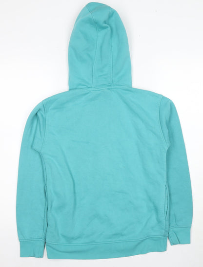 Womens UK Size 2XS Disney Blue Pullover Hoodie