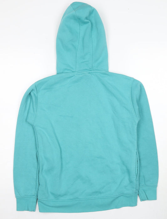 Womens UK Size 2XS Disney Blue Pullover Hoodie