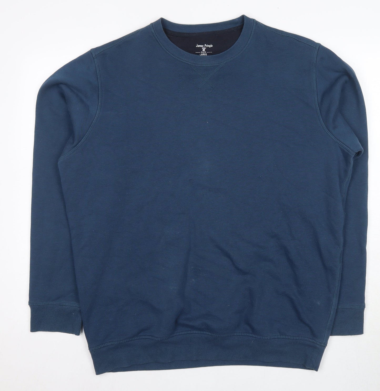 Mens UK Size L James Pringle Blue Pullover Sweatshirt