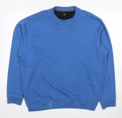 Mens UK Size L James Pringle Blue Pullover Sweatshirt