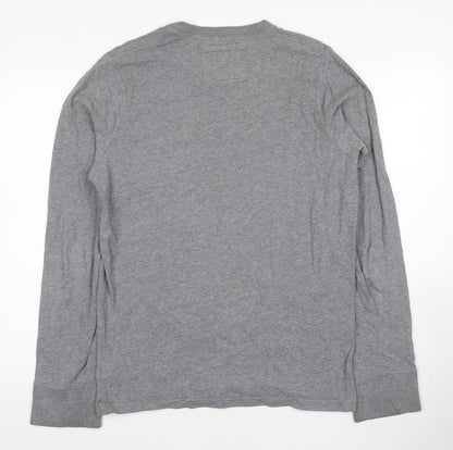 Abercrombie & Fitch Men's Grey M Graphic Sweatshirt