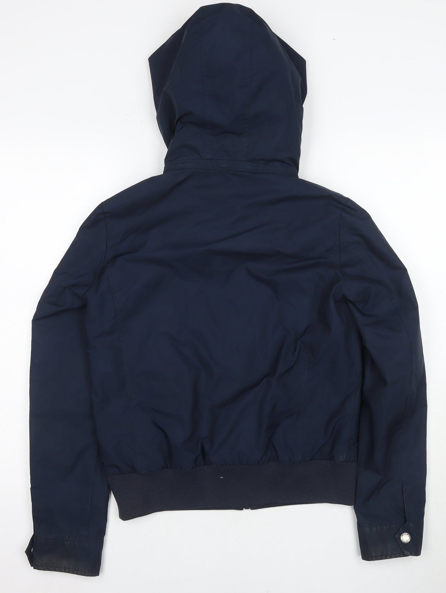 Brooks Brothers Boys Blue Bomber Jacket S, Hooded Casual