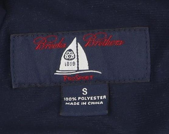 Brooks Brothers Boys Blue Bomber Jacket S, Hooded Casual