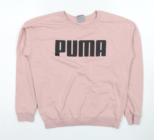 Puma Pink Women's Size 8 Pullover Sweatshirt