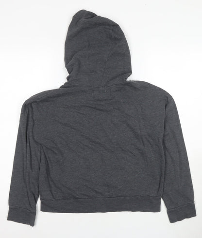 Womens UK Size M Hollister Grey Pullover Hoodie
