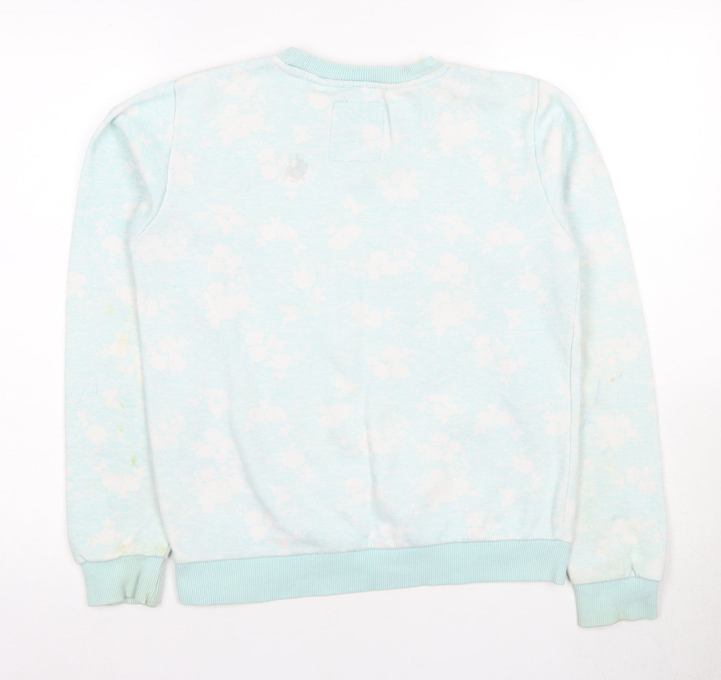 Lee Cooper Girls Blue Sweatshirt Pullover 13-14 Years Graphic
