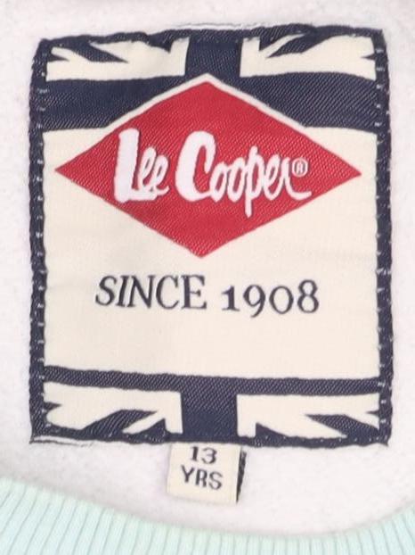 Lee Cooper Girls Blue Sweatshirt Pullover 13-14 Years Graphic