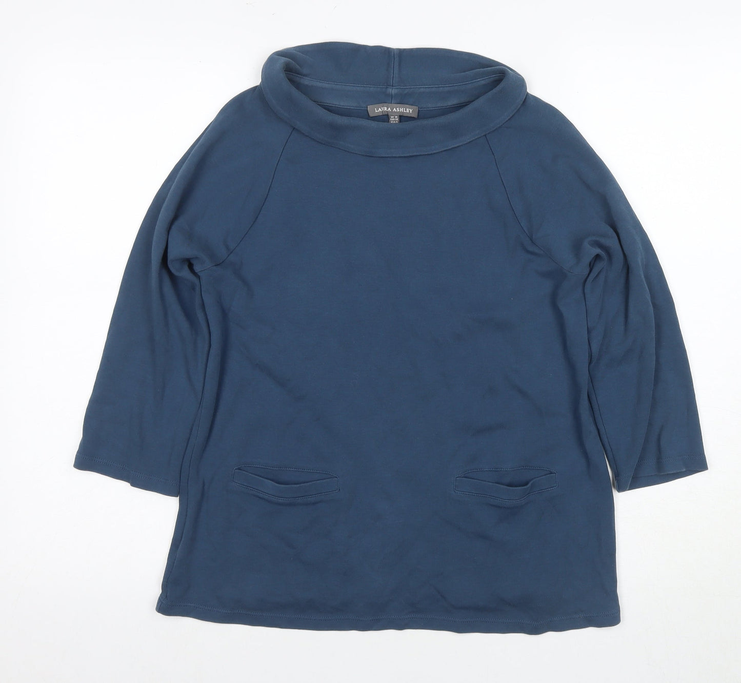 Laura Ashley Women's Blue Tunic T-Shirt Size 10