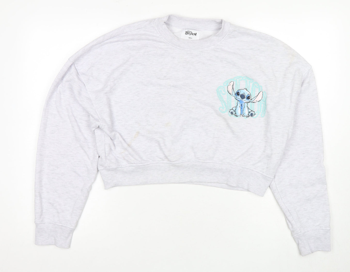 Womens UK Size M Disney Grey Pullover Sweatshirt