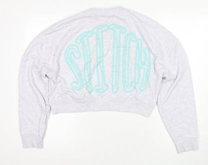 Womens UK Size M Disney Grey Pullover Sweatshirt