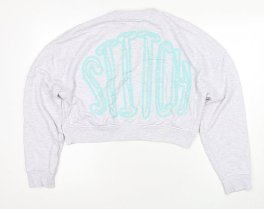 Womens UK Size M Disney Grey Pullover Sweatshirt