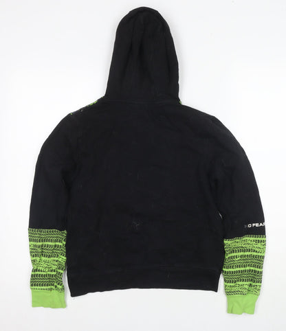 No Fear Boys Pullover Hoodie, Black, Size 13, Skateboarding