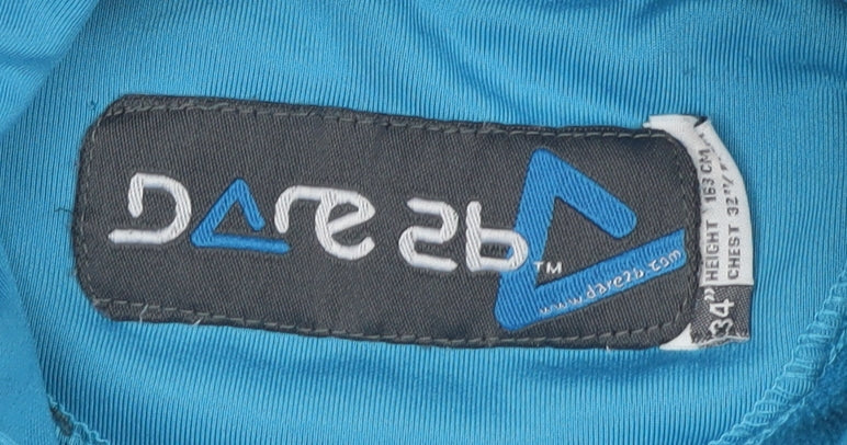 Teens UK Size 164 Dare 2B Blue 1/4 Zip Sweatshirt