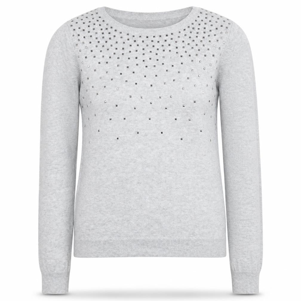 Womens UK Size XS Oasis Grey Pullover Jumper