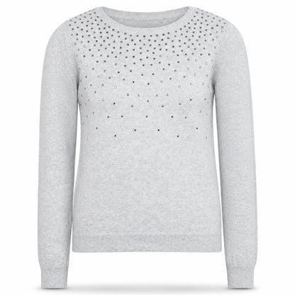 Womens UK Size XS Oasis Grey Pullover Jumper