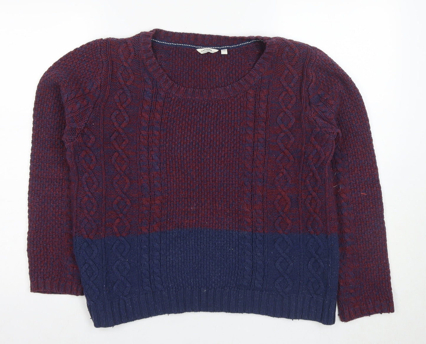 Womens UK Size 14 FatFace Multicoloured Jumper Jumper