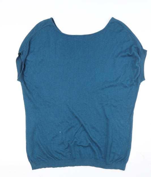 Womens UK Size M Klass Blue Pullover Jumper
