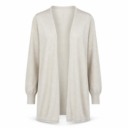 Womens UK Size M Coast Beige Cardigan Jumper