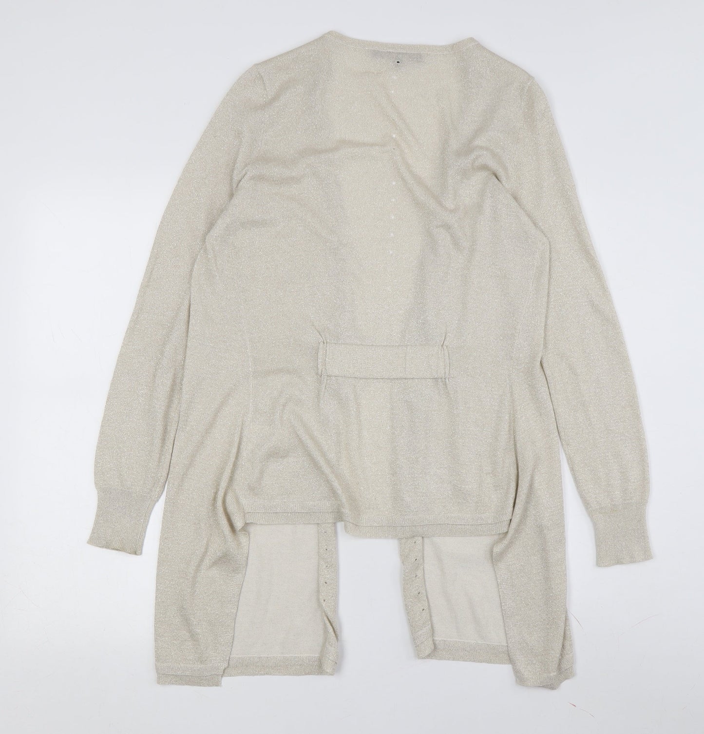 Coast Women's Beige Cardigan Medium Knit Casual