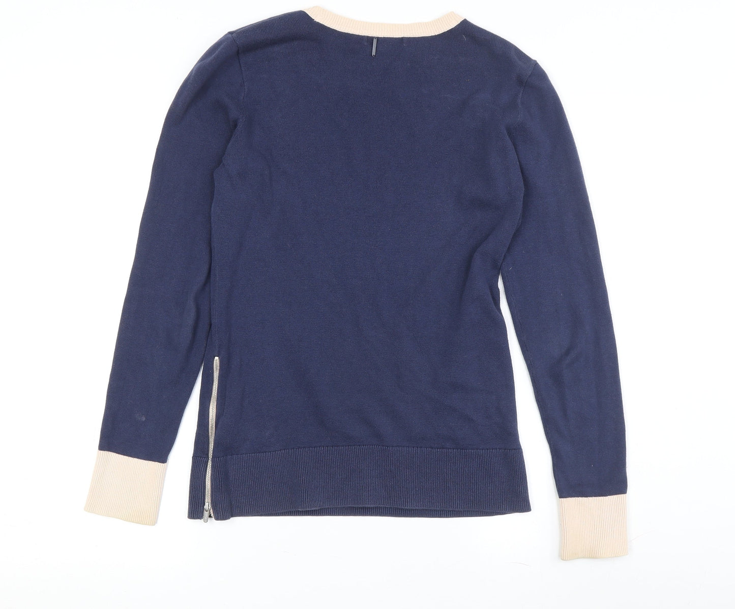 Womens UK Size XS Nautica Blue Pullover Jumper