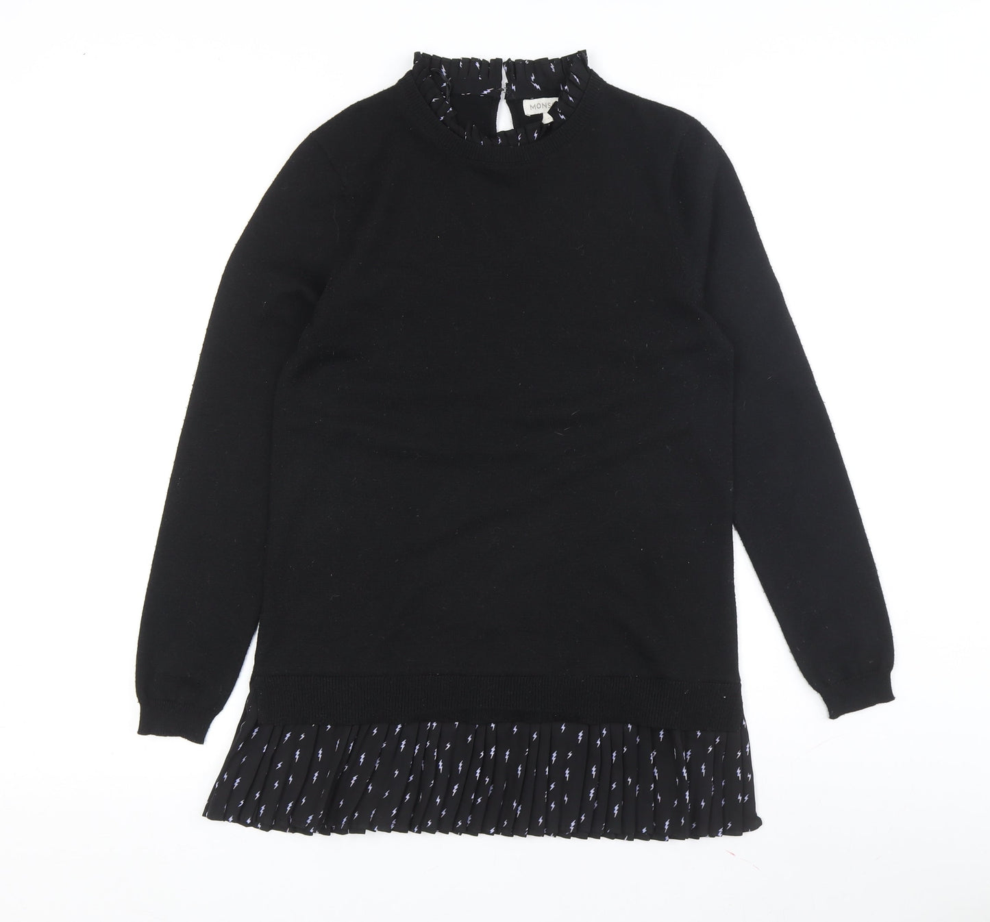 Womens UK Size S Monsoon Black Pullover Jumper
