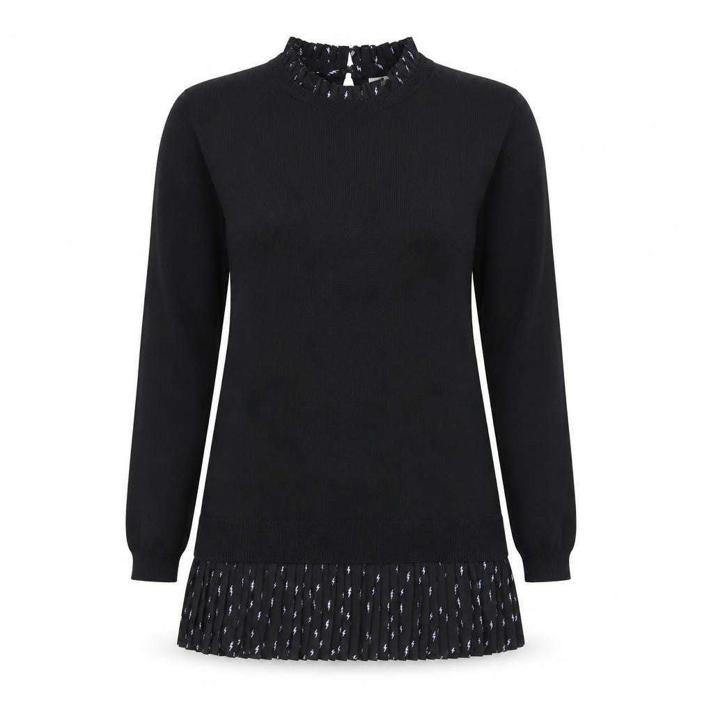Womens UK Size S Monsoon Black Pullover Jumper