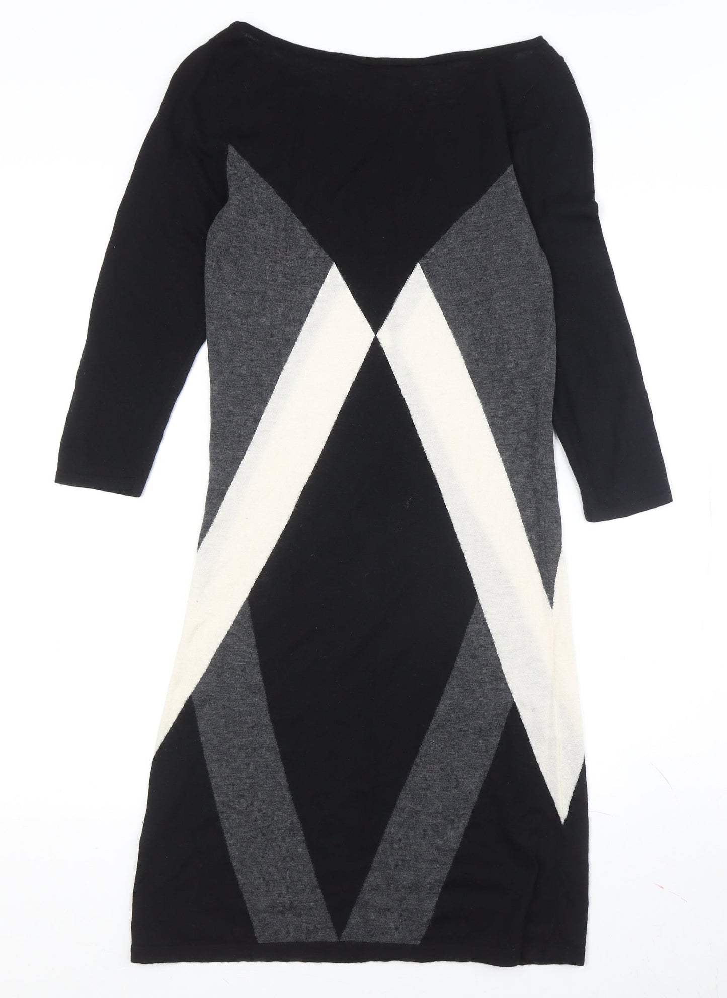 French Connection Women's Black Diamond Dress, Size 10