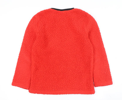 Marvel Girls Red Pullover Fleece Sweatshirt - 11-12 Years