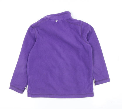 TOG 24 Girls Purple Fleece Jacket 5-6 Years