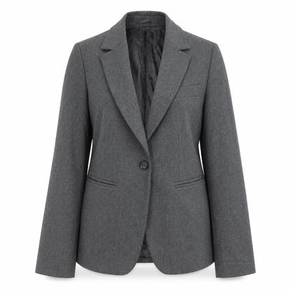 Womens UK Size 10 United Colors of Benetton Grey Basic Jacket