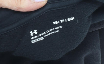 Under Armour Men's Black Hoodie XS Pullover Graphic